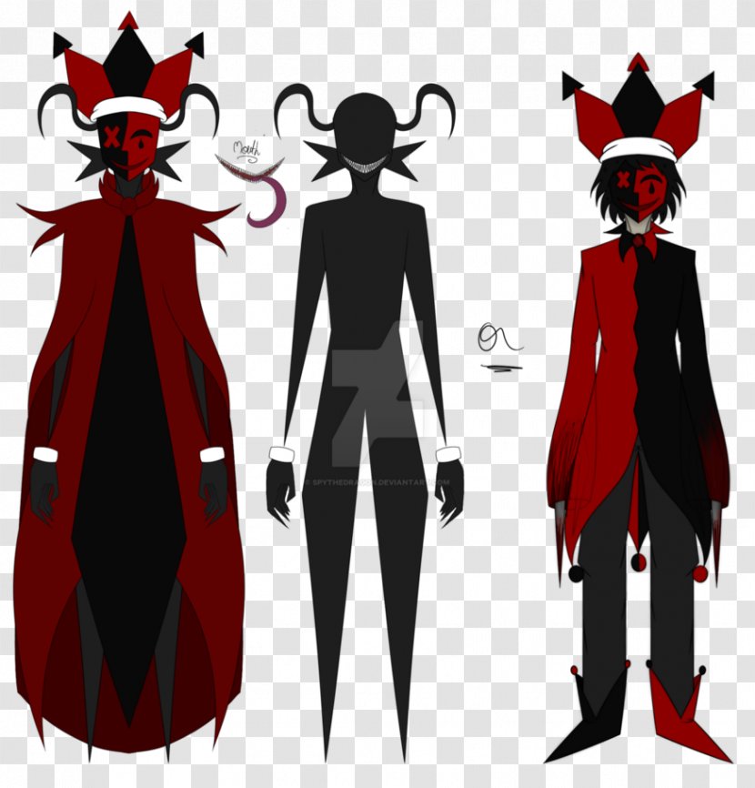 Costume Design Illustration Demon Cartoon - Supervillain - Teleportation Transparent PNG