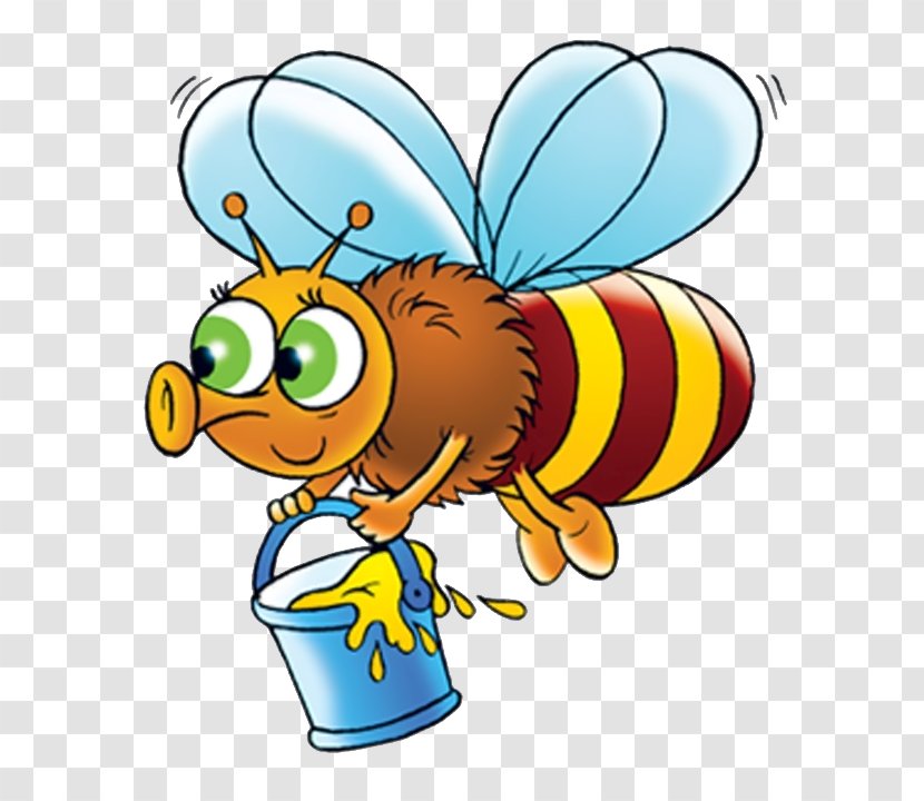 Honey Bee Clip Art Insect - Animal Transparent PNG