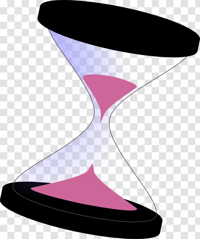 Hourglass Clip Art - Pink Transparent PNG
