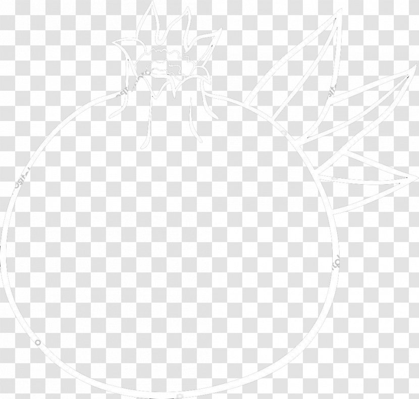 White Line Art Sketch - Dessert Transparent PNG