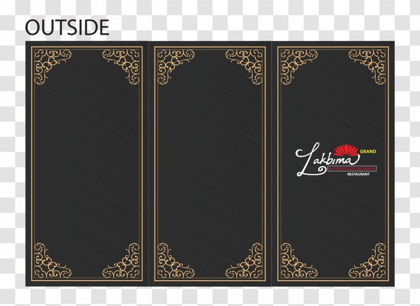 Picture Frames Brand Pattern - Rectangle - Restaurant Menu Design Transparent PNG