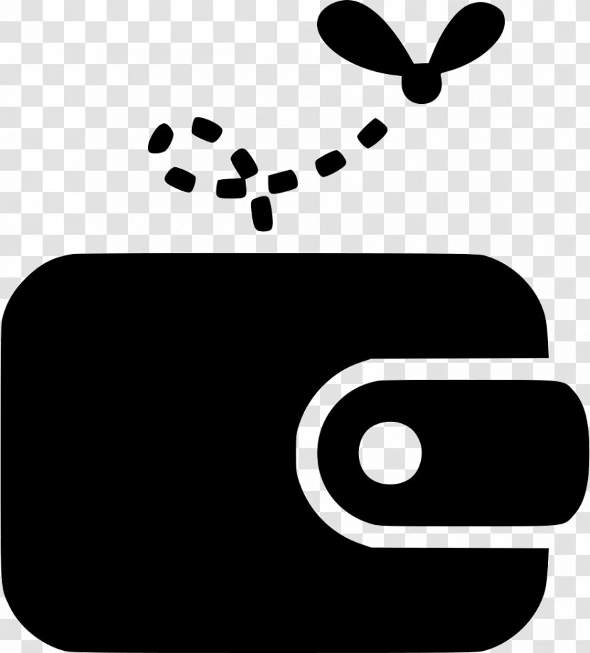 Wallet Handbag Clip Art - Black And White Transparent PNG