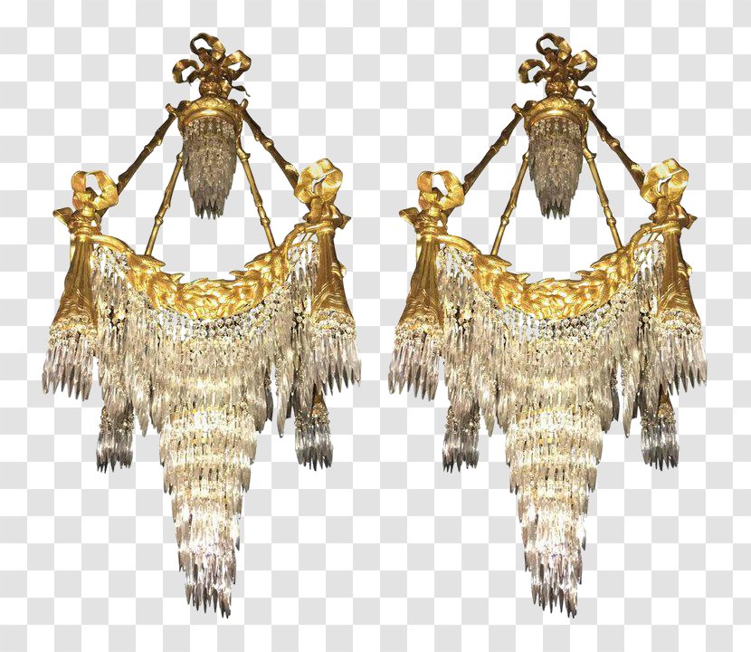 Earring Light Fixture 01504 Gold - Fashion Accessory Transparent PNG