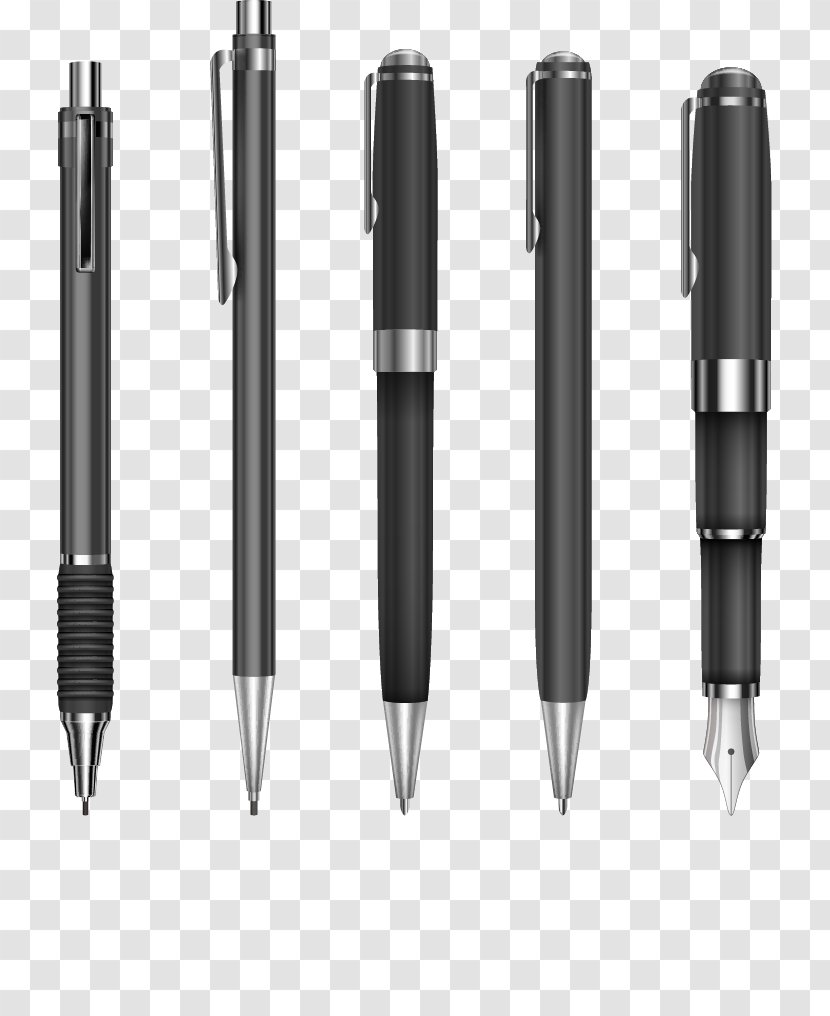 Rollerball Pen Stock Photography Eraser - Office Supplies - Exquisite High-end Design Vector Material Ballpoint Transparent PNG