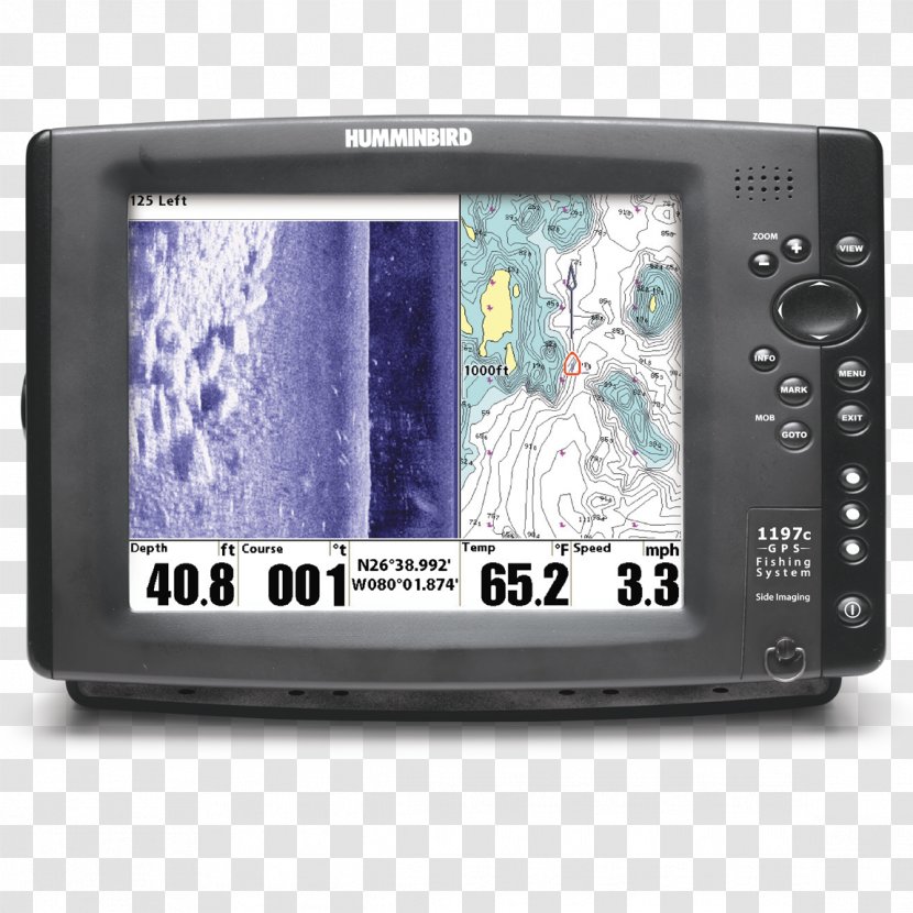 Fish Finders Fishing Global Positioning System Chartplotter Sonar - Transom Transparent PNG