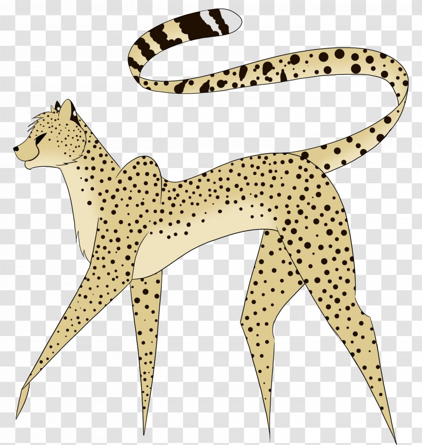 Cheetah Giraffe Big Cat Terrestrial Animal - Figure Transparent PNG
