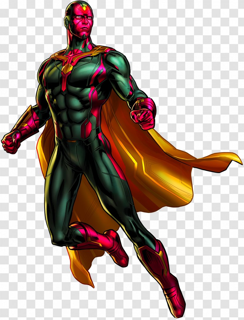 Vision Marvel: Avengers Alliance Hulk Falcon Ultron - Comics - Doctor Strange Transparent PNG