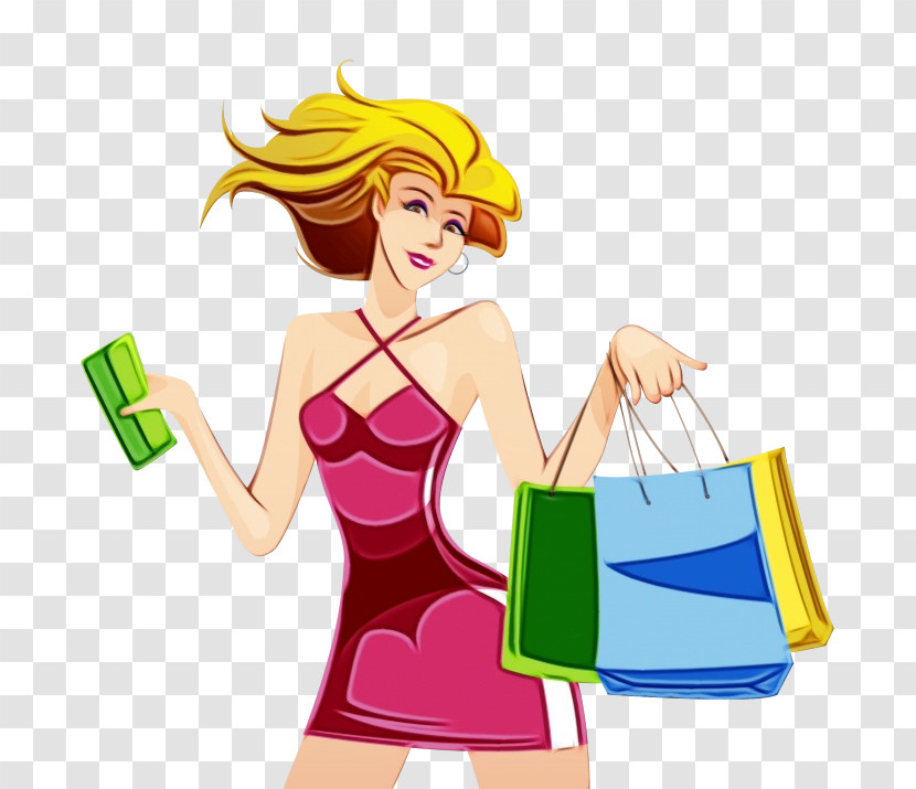 Cartoon Shopping Style Transparent PNG