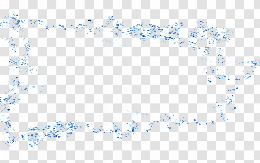Blue Drop Aerosol Spray - Symmetry - Water Drops Pattern Background Transparent PNG