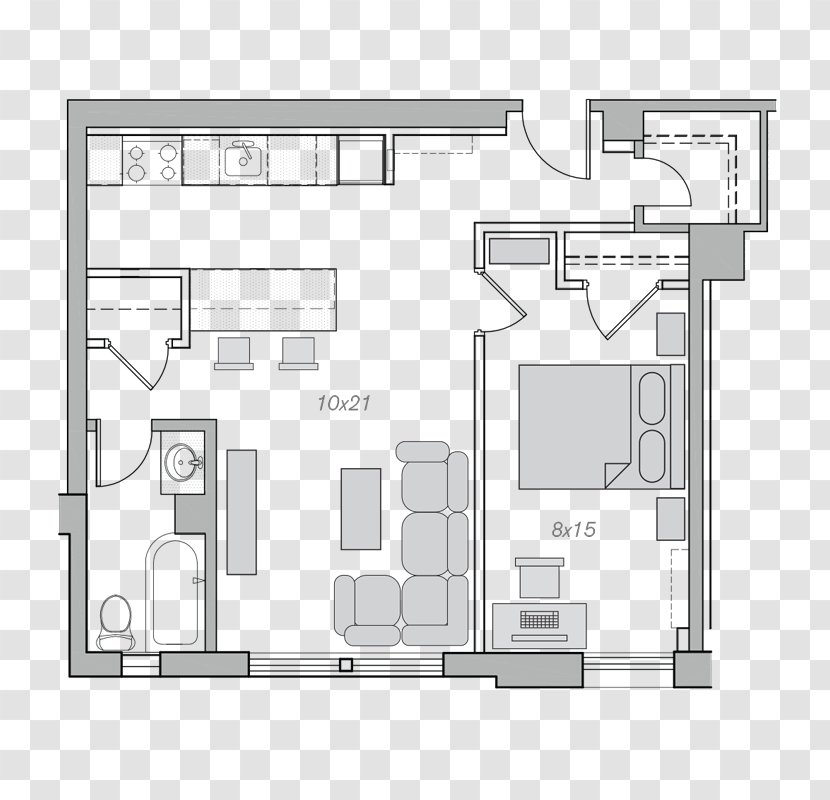 Floor Plan Architecture House Residential Area Transparent PNG