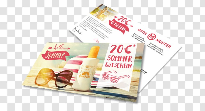 Advertising Brand Brochure Product - Hello Summer Transparent PNG