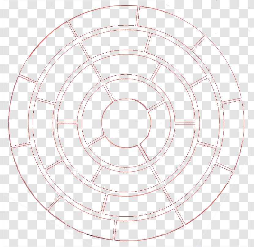 Circle Area Angle - Hand Painted Red Ring Transparent PNG