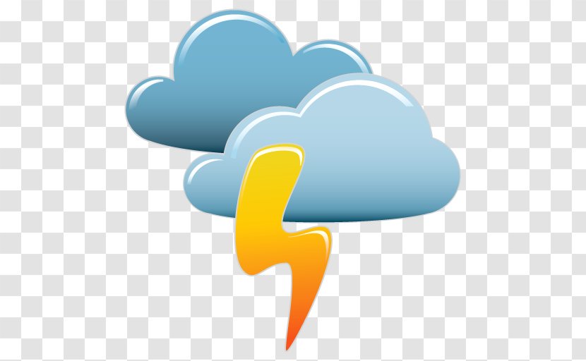 Thunderstorm Cloud - Text - Lightning Clipart Transparent PNG