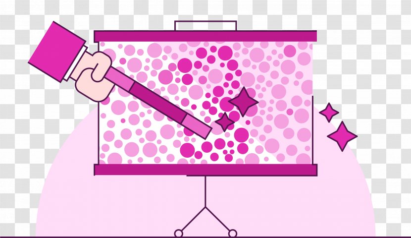 Pink Background - Visual Communication - Rectangle Magenta Transparent PNG