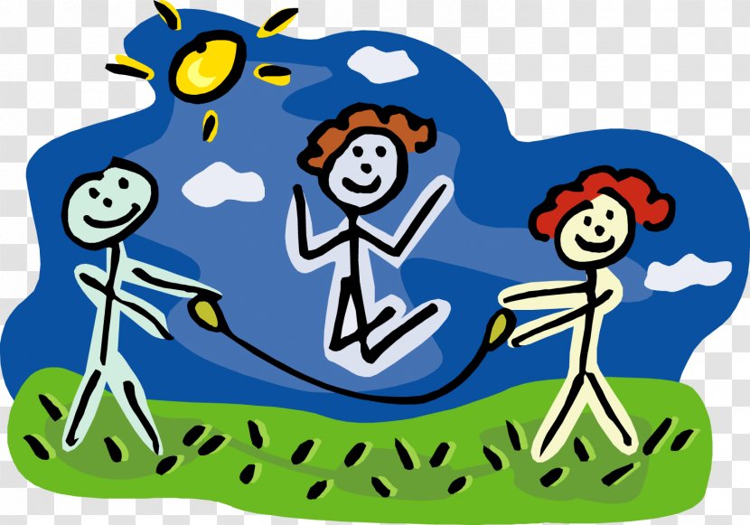 Student Leisure Classroom Lesson - Learning - Vector Children Match People Jump Rope Painting 1 Transparent PNG