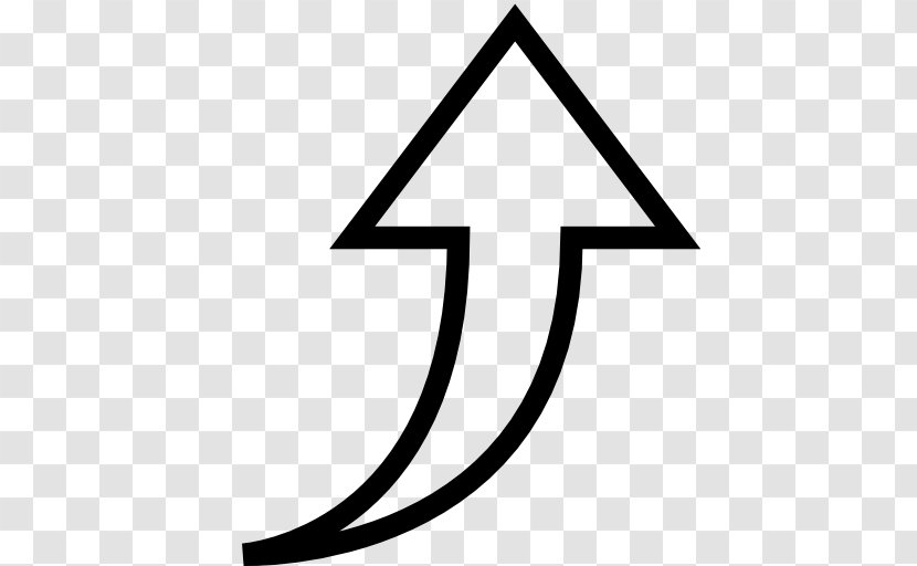 Arrow Hyperlink Icon - Black And White - Symbol Transparent PNG
