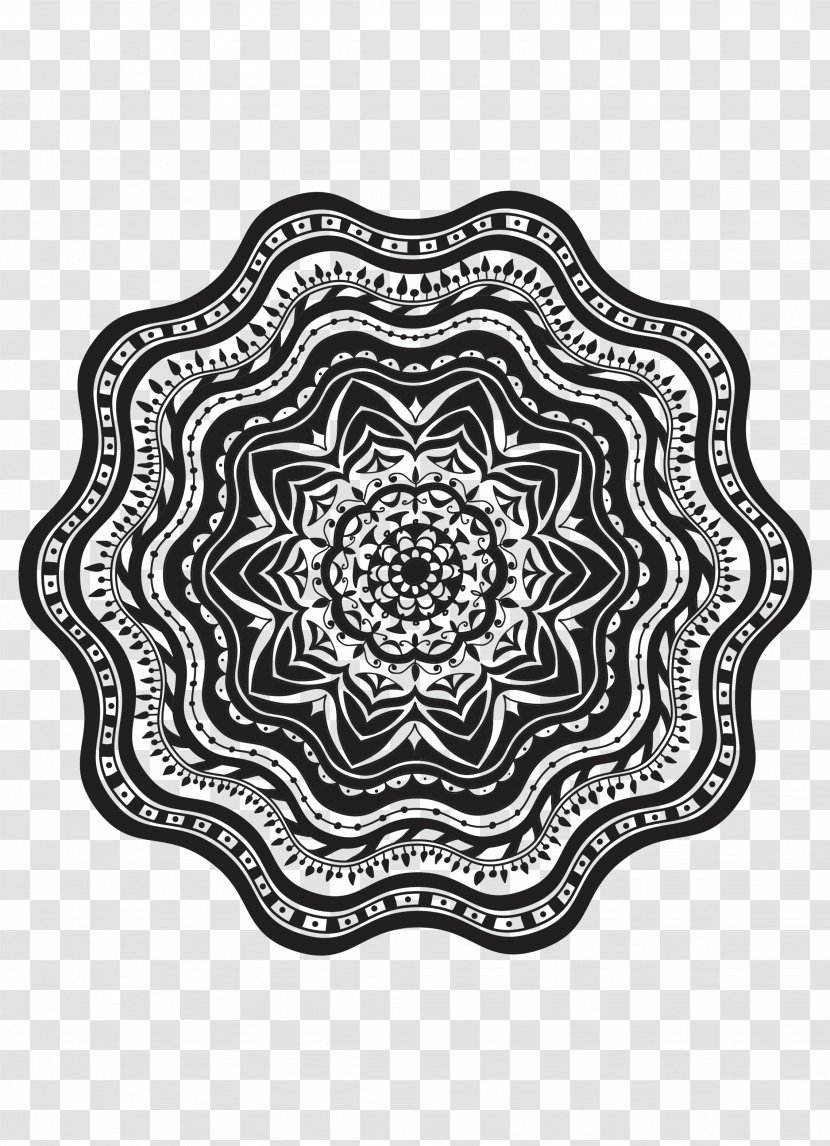 Silhouette Photography - Symmetry - Mandala Pattern Background Transparent PNG