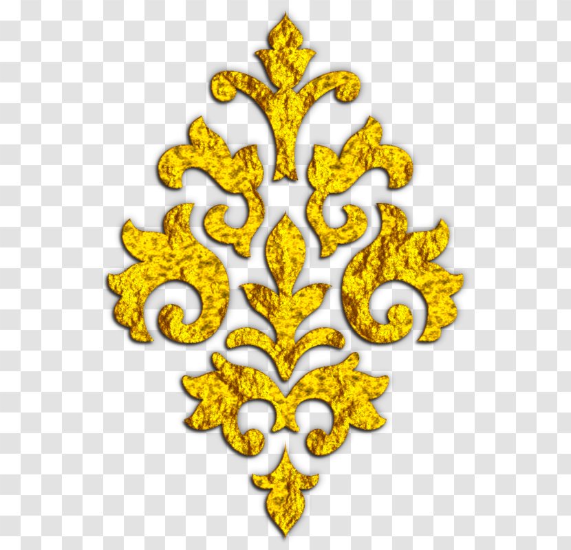 Symbol Leaf Pattern - Yellow Transparent PNG