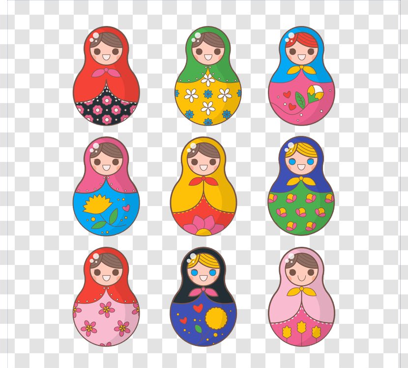 Matryoshka Doll Euclidean Vector - Smile Transparent PNG