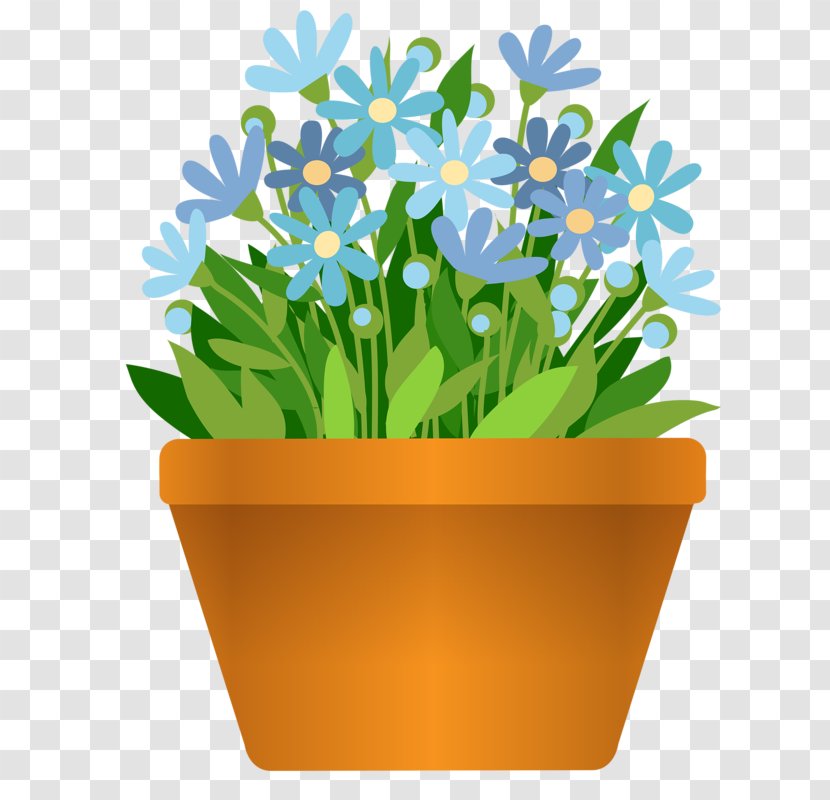 Flowering Pot Plants Flowerpot Clip Art - Floral Design - Flower Transparent PNG