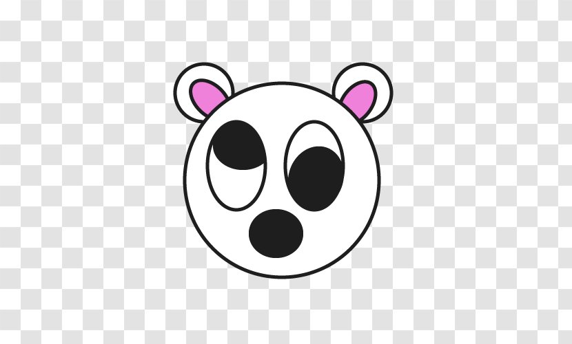 Snout Bear Whiskers Pink M Clip Art - Nose Transparent PNG