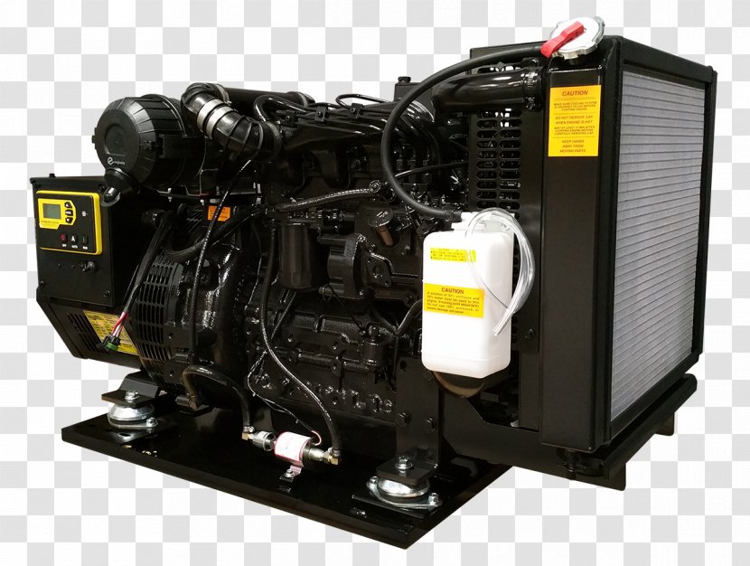 Electric Generator Caterpillar Inc. Engine-generator Diesel Engine - Auto Part Transparent PNG