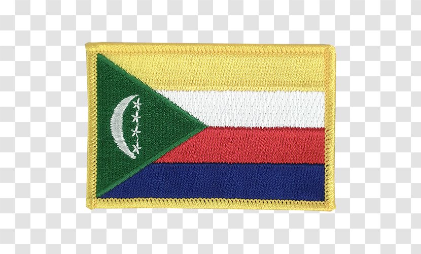 Flag Of The Comoros Comorian Language Fahne - Patch Transparent PNG