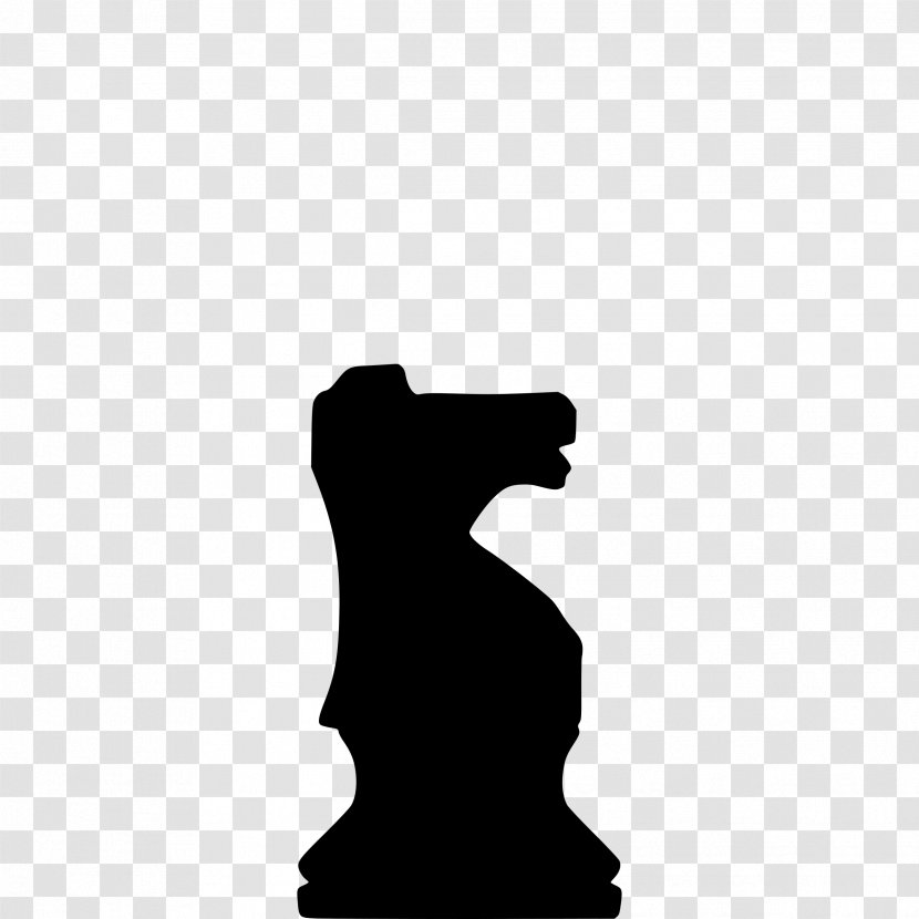 Chess Piece Silhouette Knight Queen Transparent PNG