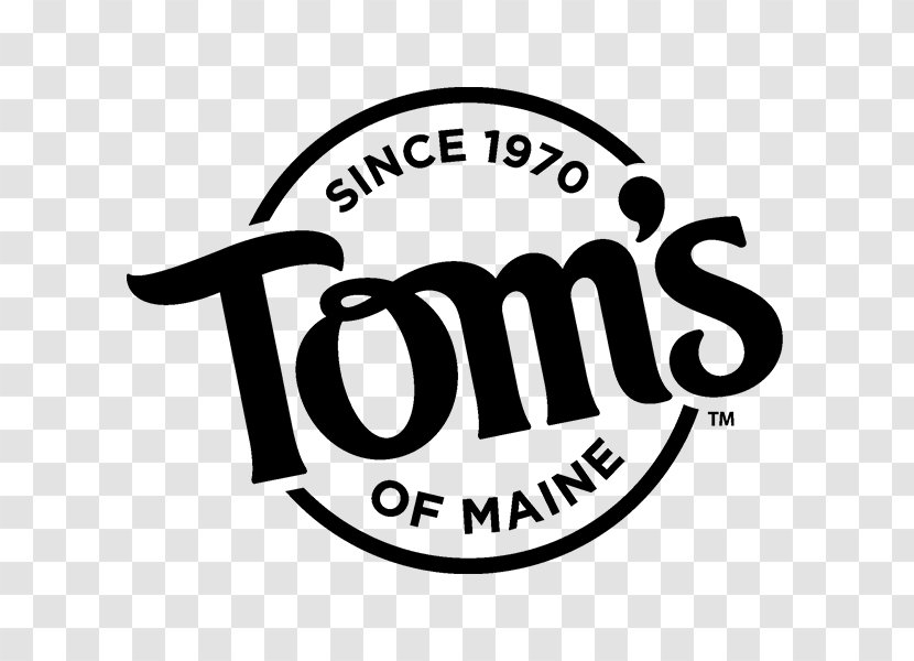 Tom's Of Maine Mouthwash Deodorant Toothpaste - Black And White Transparent PNG