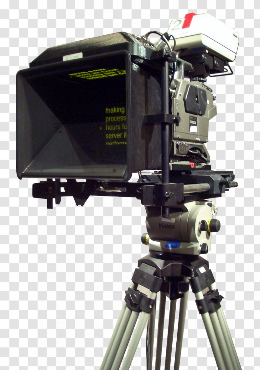 Teleprompter Tripod Video Cameras Television - Optics - Camera Transparent PNG