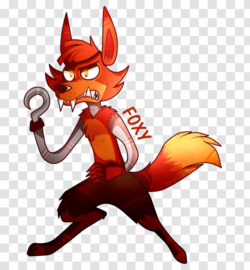 Five Nights At Freddy's 2 Canidae Fox Art - Legendary Creature - Foxy Transparent PNG