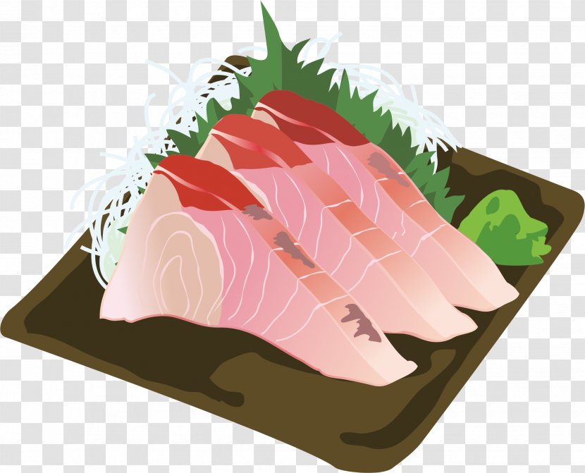 Sashimi Japanese Cuisine Whitefish Pacific Saury - Salmon Transparent PNG