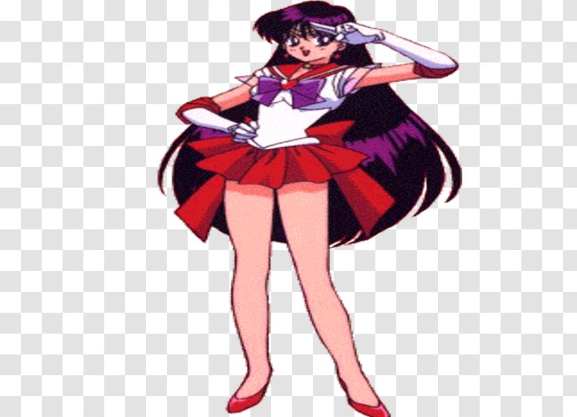 Sailor Mars Moon Mercury Uranus Tuxedo Mask - Watercolor Transparent PNG