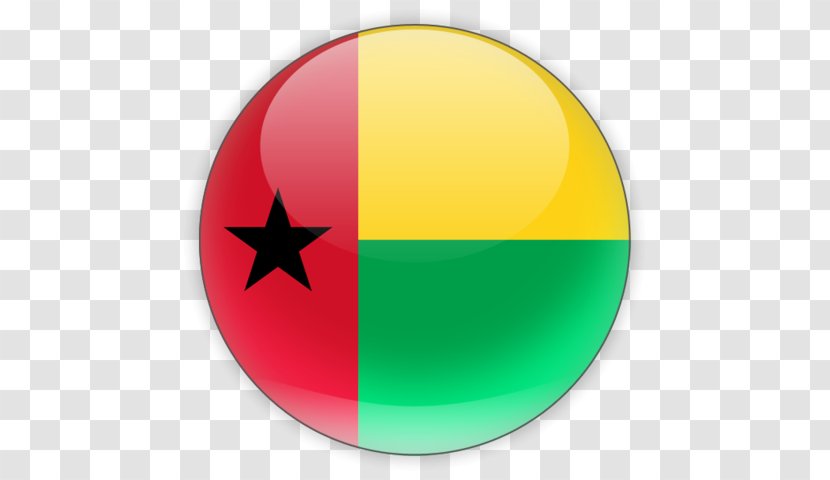 Flag Of Guinea-Bissau - Sphere Transparent PNG