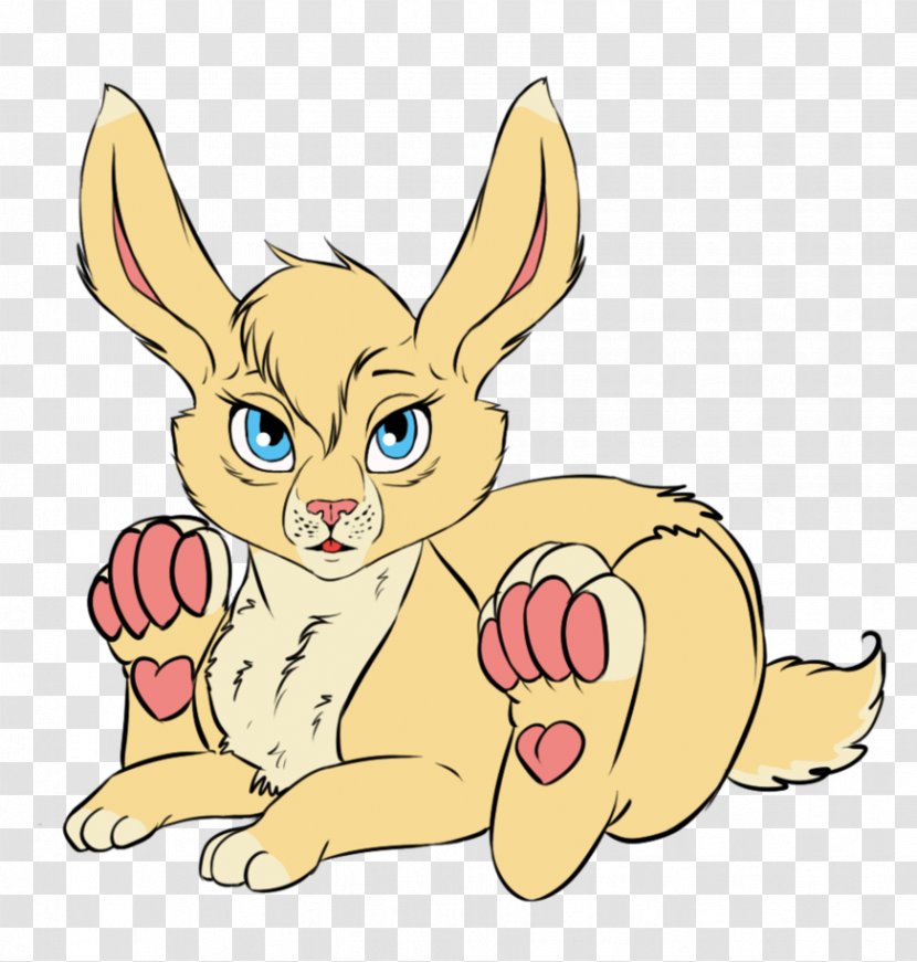 Whiskers Hare Rabbit Easter Bunny Cat - Like Mammal Transparent PNG