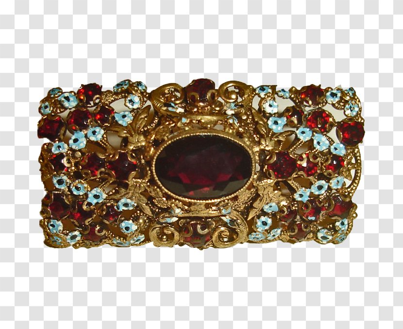Bangle Bracelet Bling-bling Jewellery Maroon - Metal Transparent PNG