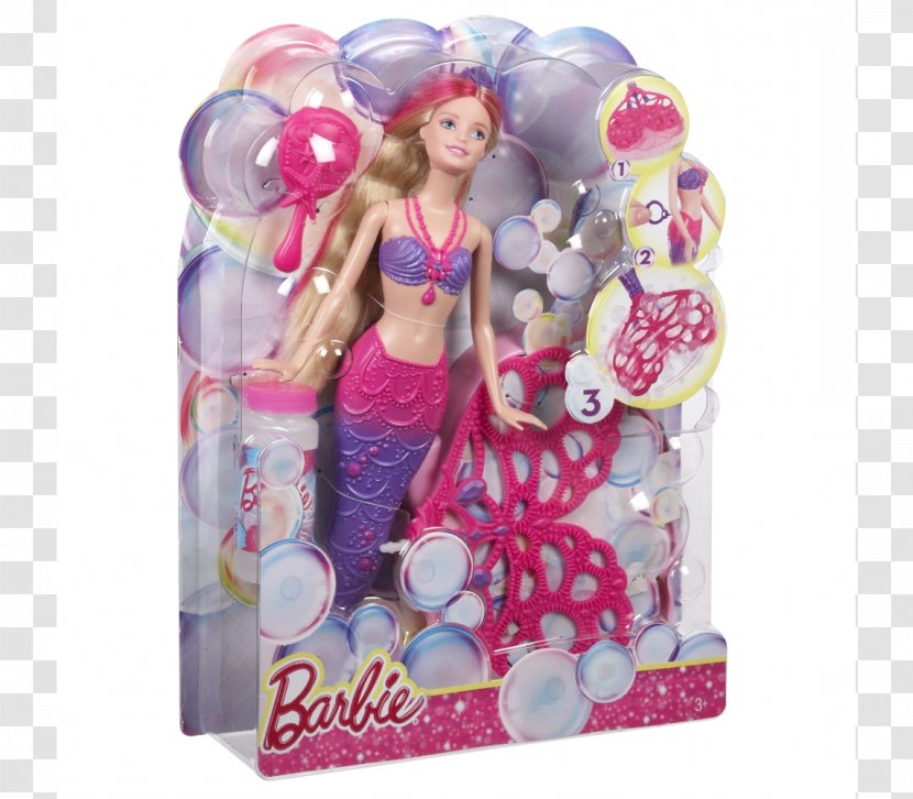 Cher Barbie Doll Toy Mermaid - Child Transparent PNG