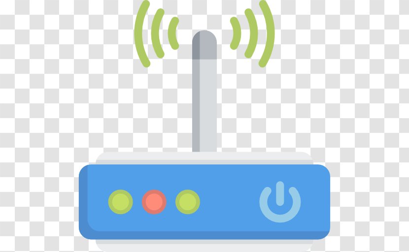 Router Icon - Text - Yellow Transparent PNG