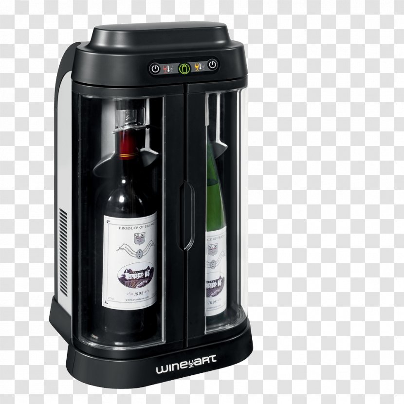 Wine Cooler EuroCave Art Bar - Champagne Black Transparent PNG