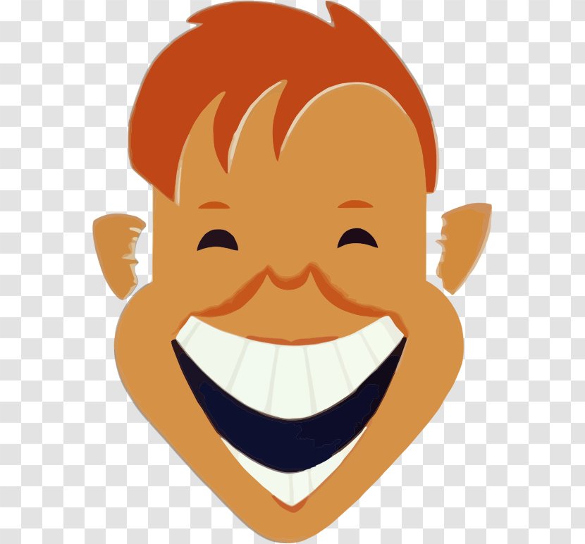 Smiley Laughter Emoticon Clip Art - Mouth - Boy Clipart Transparent PNG