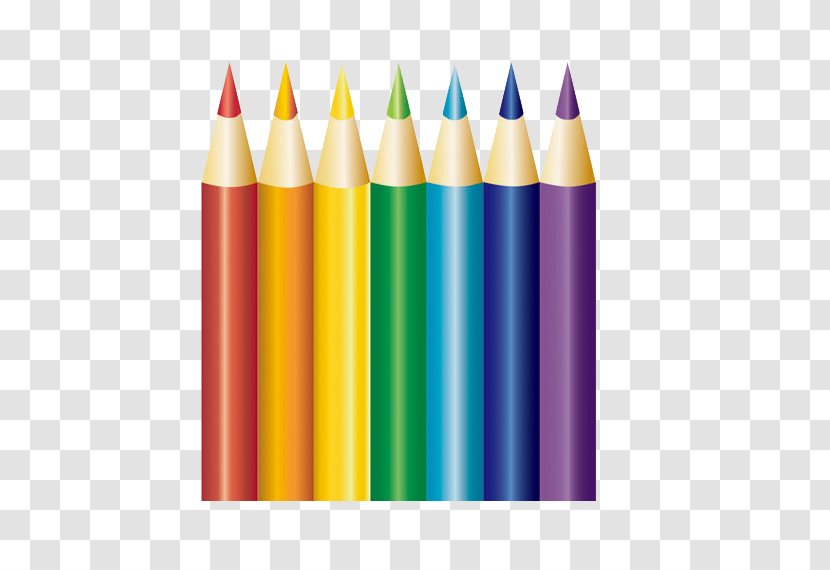 Colored Pencil Stationery Transparent PNG