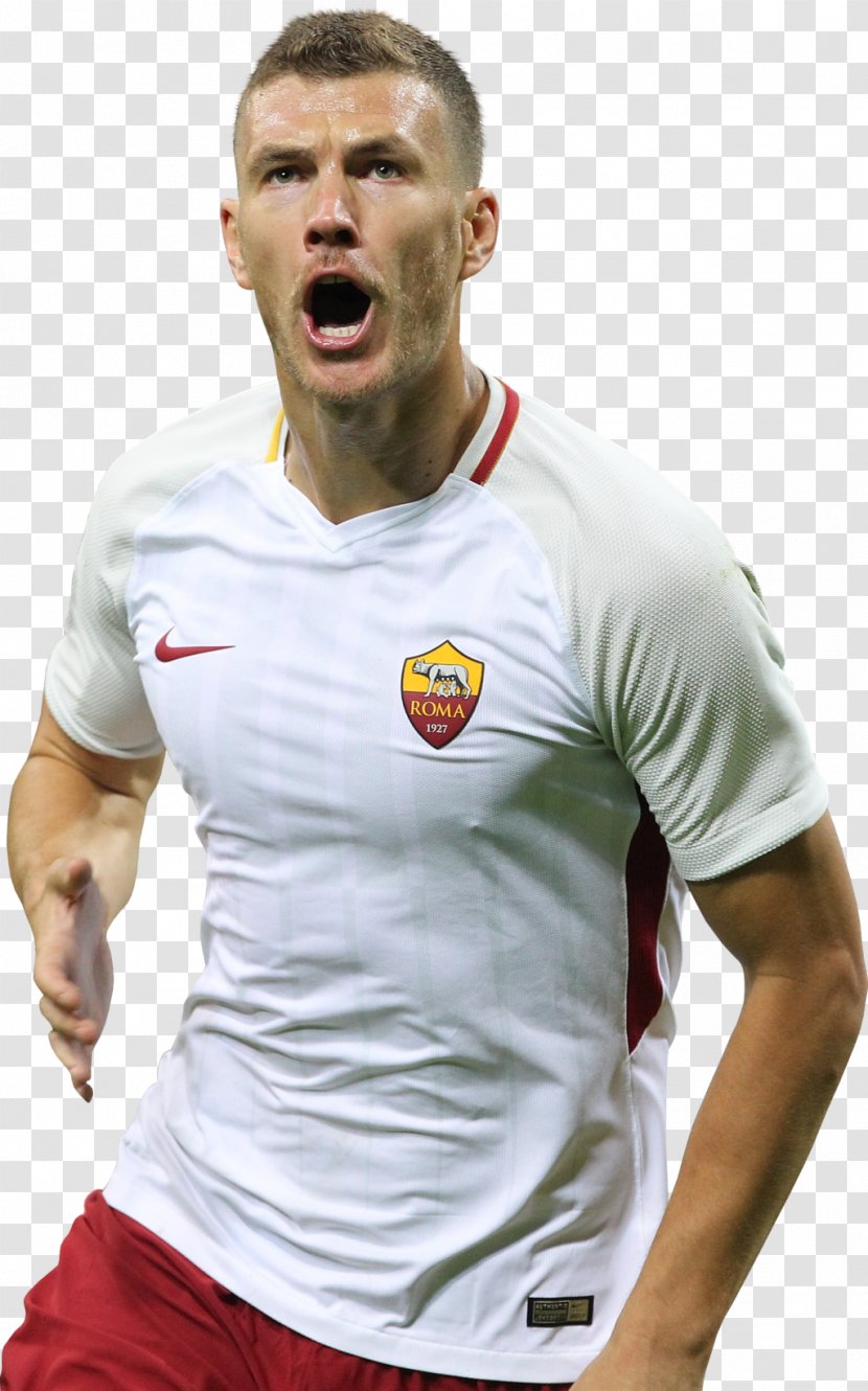 Edin Džeko A.S. Roma Soccer Player Serie A A.C. Milan - Eusebio Di Francesco - Football Transparent PNG
