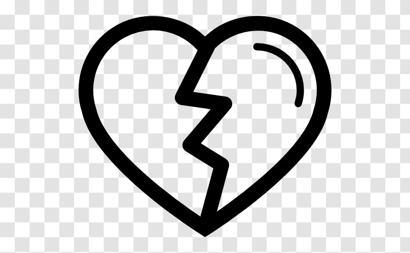Broken Heart Symbol Shape - Area - Crack Vector Transparent PNG