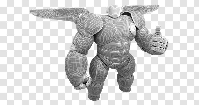 Baymax 3D Modeling Art The Walt Disney Company Big Hero 6 - Toy - 3d Model Transparent PNG