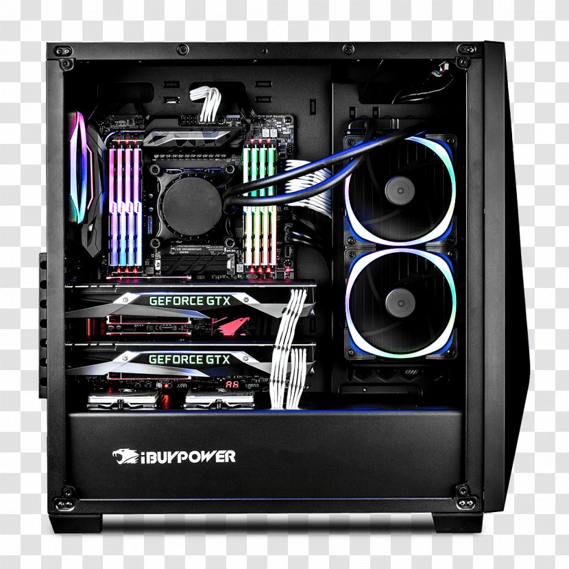 Treyarch IBUYPOWER Desktop Intel Core I7 7700 16GB Memory Nvidia Geforce GTX 1060 Graphic Design - Subwoofer Transparent PNG