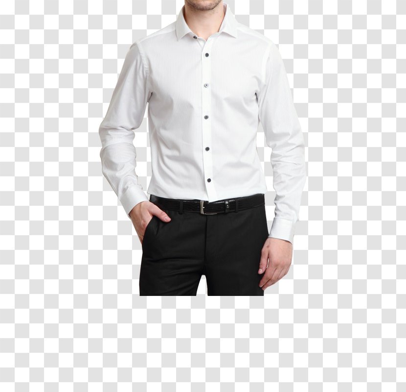 Dress Shirt - Collar Transparent PNG