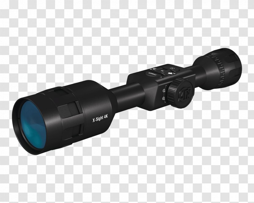 Telescopic Sight 4K Resolution Night Vision American Technologies Network Corporation High-definition Television - Frame Transparent PNG