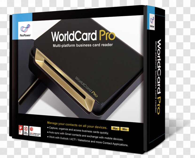 PenPower WorldCard Pro Business Cards Color Technology LTD Image Scanner - Computer Accessory Transparent PNG
