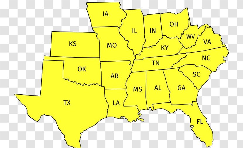 Illinois Louisiana Missouri Tennessee Oklahoma - Yellow - The Ups And Downs Transparent PNG