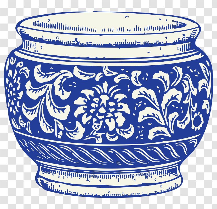 Vase Flowerpot Free Content Clip Art - Ceramic - Flower Pot Image Transparent PNG